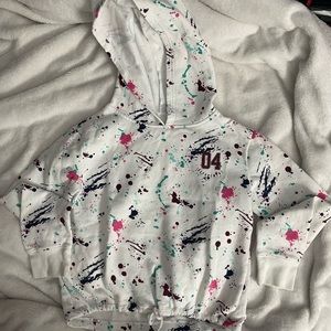 Girls justice cropped sweatshirt